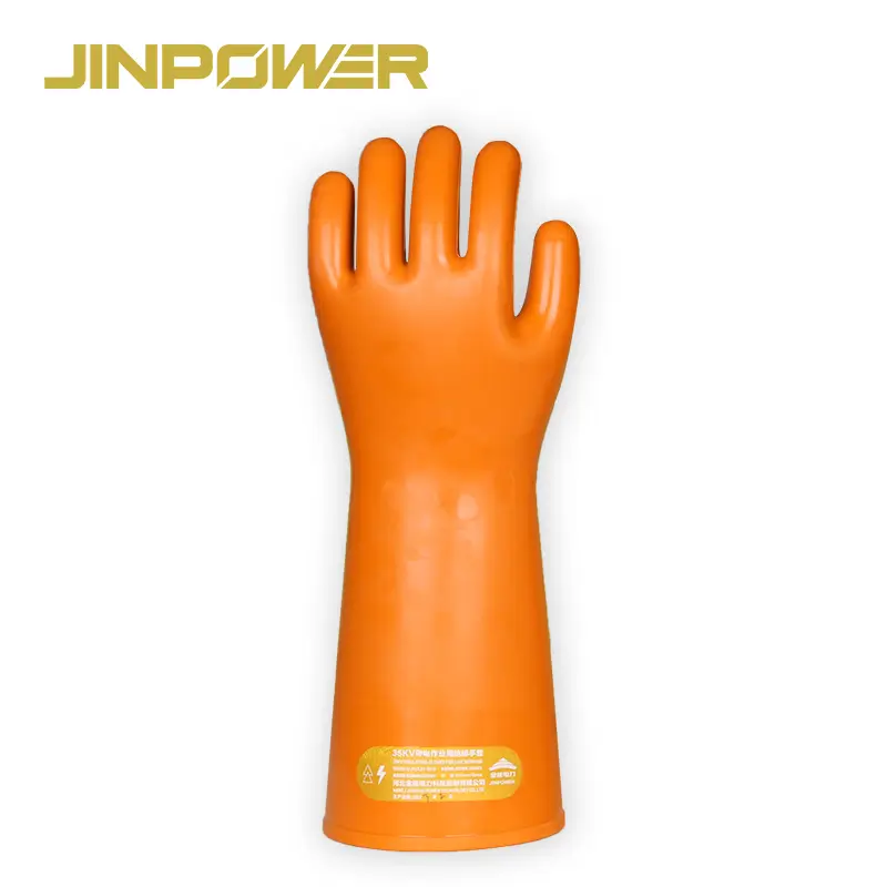 35kV High Voltage Insulating Rubber Gloves 4 17 35kV High Voltage Insulating Rubber Gloves 4