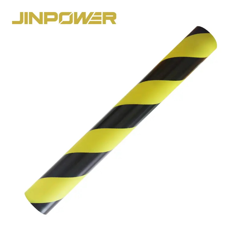警告ラインゴムマット（黄色と黒のストライプ） - JINPOWER